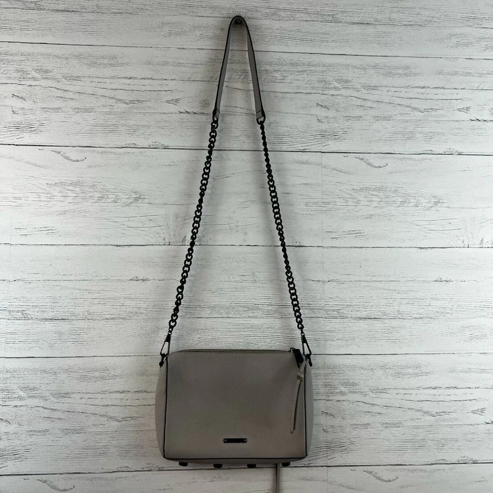 Rebecca Minkoff Taupe Chain Crossbody Bag